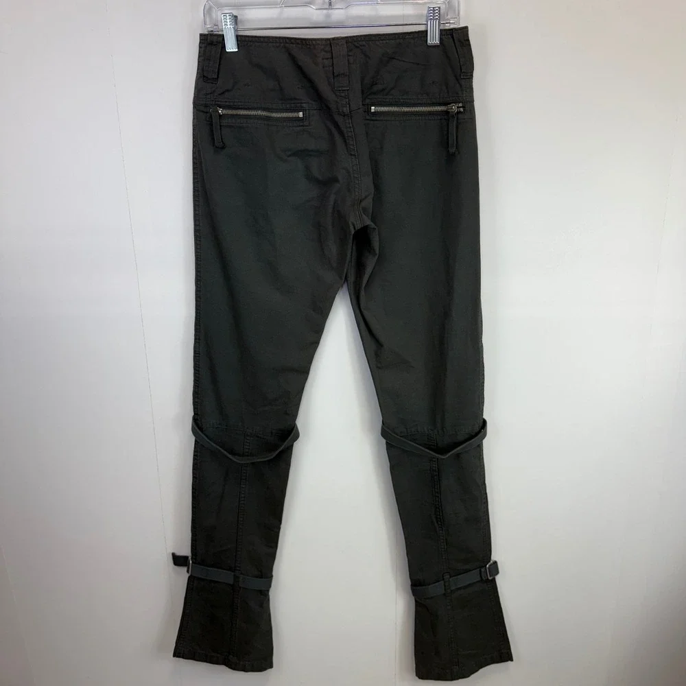 J.Lindeberg Stockholm Cargo Pants Buckle Strap Utility Pockets Slim Fit Black 29
